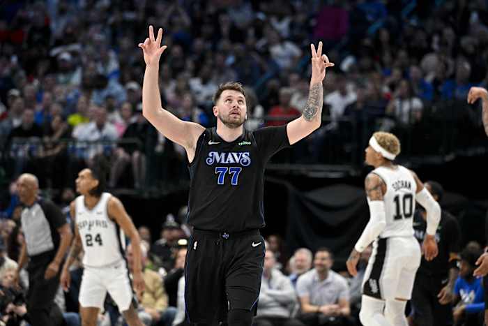 Luka Doncic, Dallas Mavericks, San Antonio Spurs